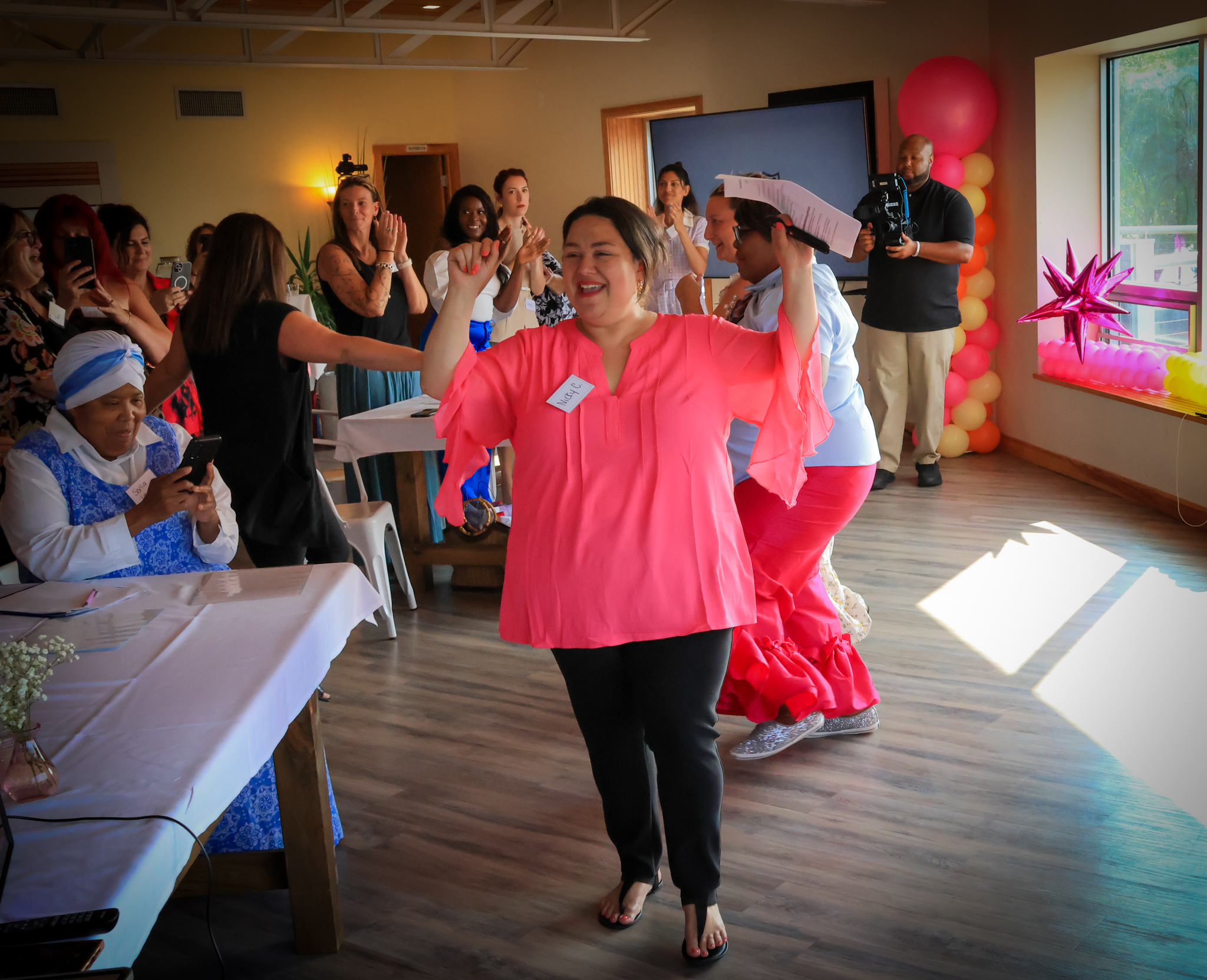Nicky Cuesta event audience moment